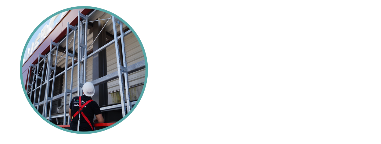 Ledall Videowall Unterkonstruktion extraleichte Fachwerkkonstruktion für LED Displays